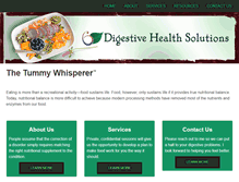 Tablet Screenshot of digestivehealthsolutions.com
